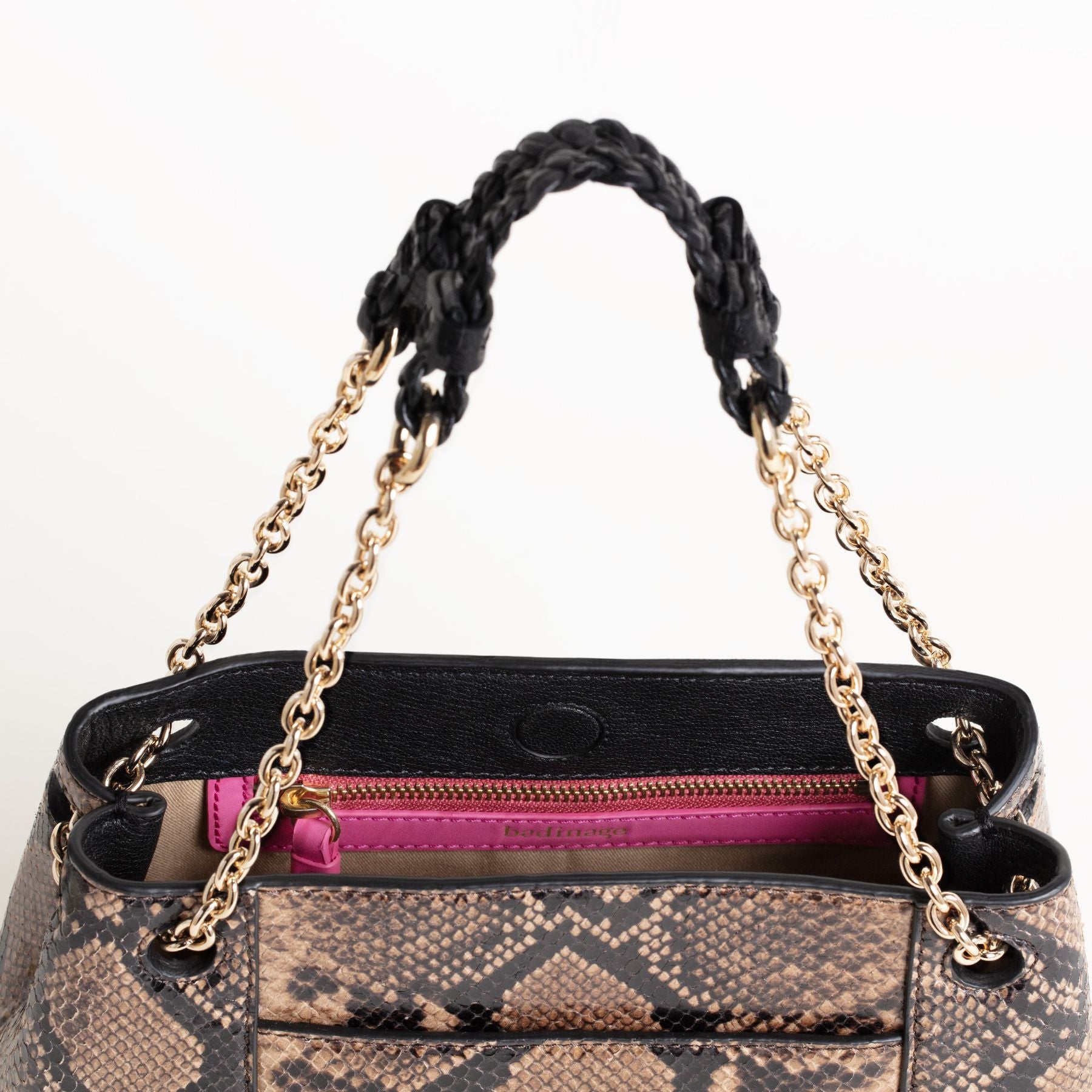 Petit Cabas Python bag